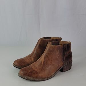 Matisse Morris Brown Leather Women's Ankle Boots